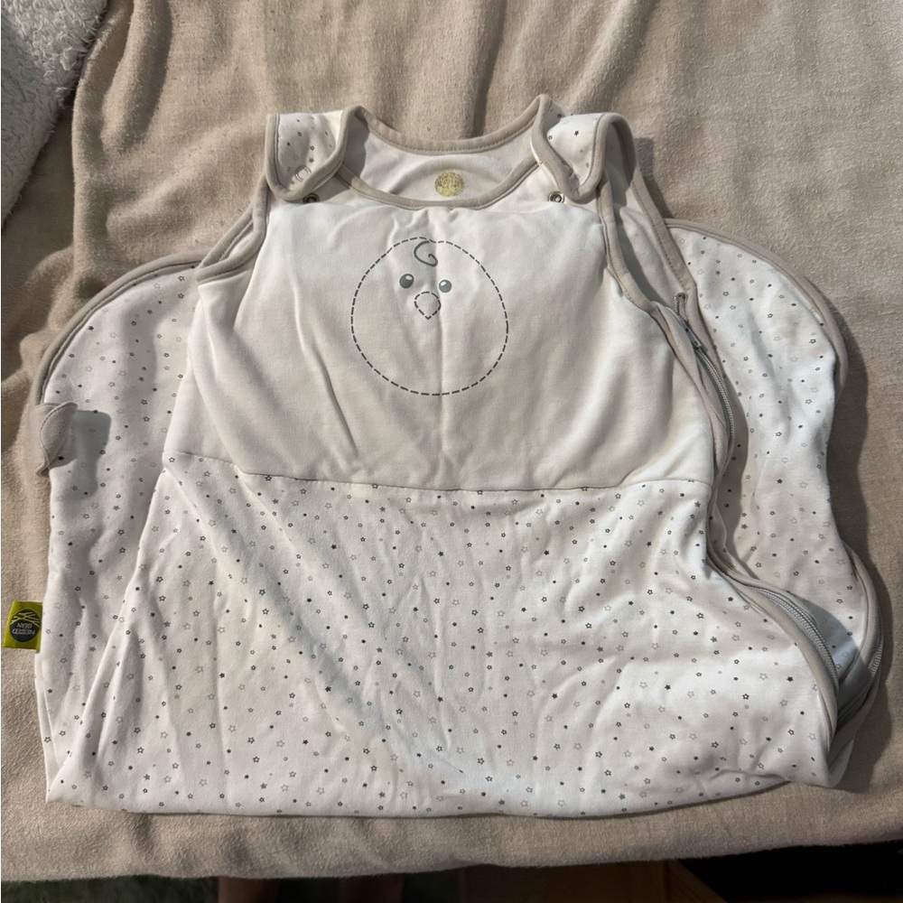 Nested bean White Baby Sleep Sack